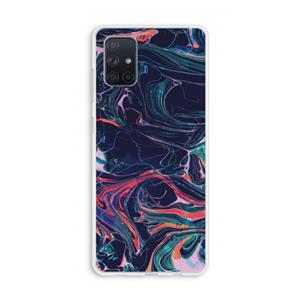 CaseCompany Light Years Beyond: Galaxy A71 Transparant Hoesje