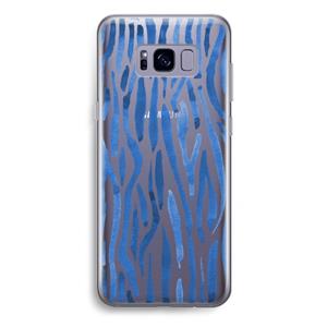 CaseCompany Blauwe nerven: Samsung Galaxy S8 Plus Transparant Hoesje