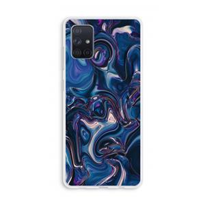 CaseCompany Mirrored Mirage: Galaxy A71 Transparant Hoesje