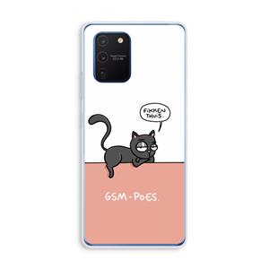 CaseCompany GSM poes: Samsung Galaxy Note 10 Lite Transparant Hoesje