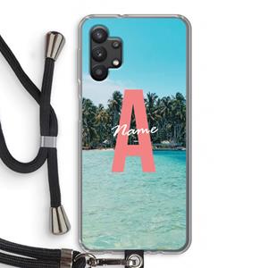 CaseCompany Pacific Dream: Samsung Galaxy A32 5G Transparant Hoesje met koord