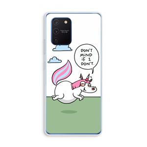 CaseCompany Unicorn: Samsung Galaxy Note 10 Lite Transparant Hoesje
