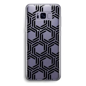 CaseCompany Geometrisch patroon: Samsung Galaxy S8 Plus Transparant Hoesje