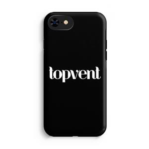 CaseCompany Topvent Zwart: iPhone SE 2020 Tough Case