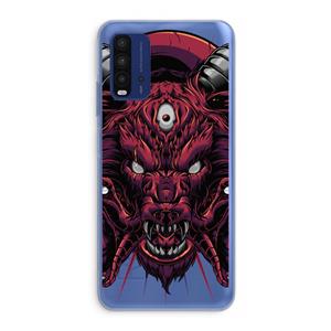 CaseCompany Hell Hound and Serpents: Xiaomi Redmi 9T Transparant Hoesje