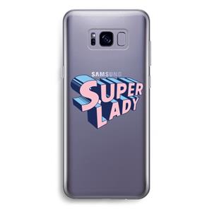 CaseCompany Superlady: Samsung Galaxy S8 Plus Transparant Hoesje