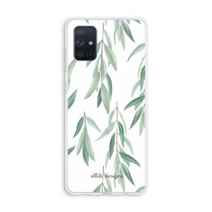 CaseCompany Branch up your life: Galaxy A71 Transparant Hoesje