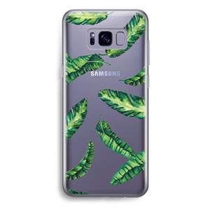 CaseCompany Lange bladeren: Samsung Galaxy S8 Plus Transparant Hoesje