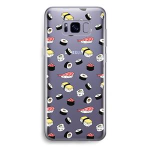 CaseCompany Sushi time: Samsung Galaxy S8 Plus Transparant Hoesje