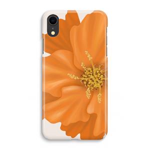 CaseCompany Orange Ellila flower: iPhone XR Volledig Geprint Hoesje