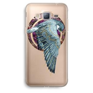CaseCompany Golden Falcon: Samsung Galaxy J3 (2016) Transparant Hoesje