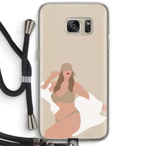 CaseCompany One of a kind: Samsung Galaxy S7 Transparant Hoesje met koord