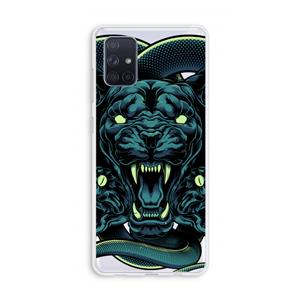 CaseCompany Cougar and Vipers: Galaxy A71 Transparant Hoesje