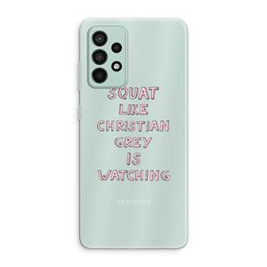 CaseCompany Christian Grey: Samsung Galaxy A52s 5G Transparant Hoesje