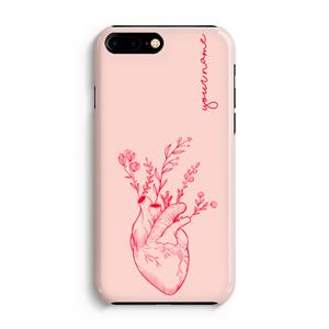 CaseCompany Blooming Heart: iPhone 8 Plus Volledig Geprint Hoesje