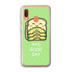 CaseCompany Avo Good Day: Samsung Galaxy A20e Transparant Hoesje