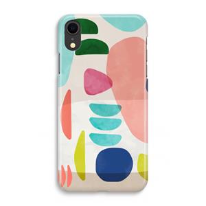 CaseCompany Bold Rounded Shapes: iPhone XR Volledig Geprint Hoesje
