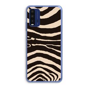 CaseCompany Arizona Zebra: Xiaomi Redmi 9T Transparant Hoesje