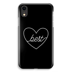 CaseCompany Best heart black: iPhone XR Volledig Geprint Hoesje