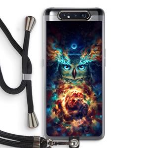 CaseCompany Aurowla: Samsung Galaxy A80 Transparant Hoesje met koord