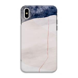 CaseCompany Stone White: iPhone X Tough Case