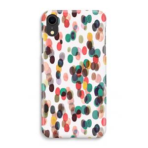CaseCompany Tropical Dots: iPhone XR Volledig Geprint Hoesje