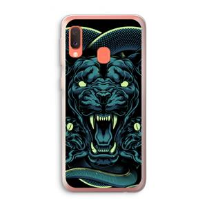CaseCompany Cougar and Vipers: Samsung Galaxy A20e Transparant Hoesje
