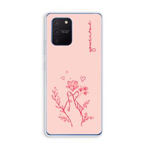 CaseCompany Giving Flowers: Samsung Galaxy Note 10 Lite Transparant Hoesje