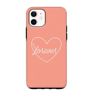 CaseCompany Forever heart: iPhone 12 mini Tough Case