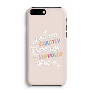 CaseCompany Right Place: iPhone 8 Plus Volledig Geprint Hoesje