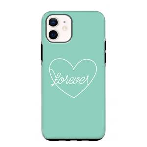CaseCompany Forever heart pastel: iPhone 12 mini Tough Case