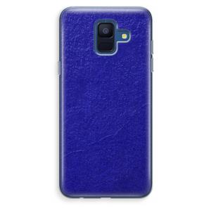 CaseCompany Majorelle Blue: Samsung Galaxy A6 (2018) Transparant Hoesje