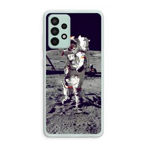 CaseCompany Spaceman: Samsung Galaxy A52s 5G Transparant Hoesje