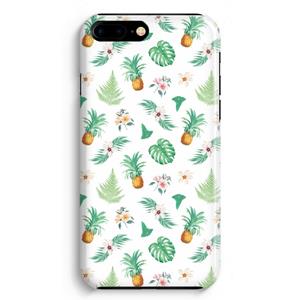 CaseCompany Ananas bladeren: iPhone 8 Plus Volledig Geprint Hoesje