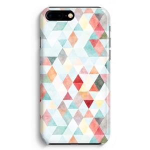 CaseCompany Gekleurde driehoekjes pastel: iPhone 8 Plus Volledig Geprint Hoesje