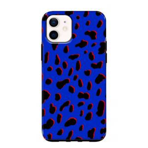 CaseCompany Blue Leopard: iPhone 12 mini Tough Case