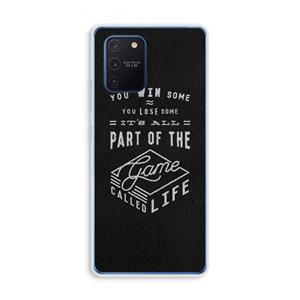 CaseCompany Life: Samsung Galaxy Note 10 Lite Transparant Hoesje