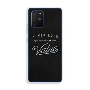 CaseCompany Never lose your value: Samsung Galaxy Note 10 Lite Transparant Hoesje