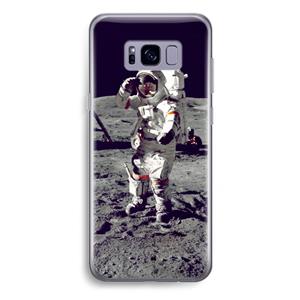 CaseCompany Spaceman: Samsung Galaxy S8 Plus Transparant Hoesje