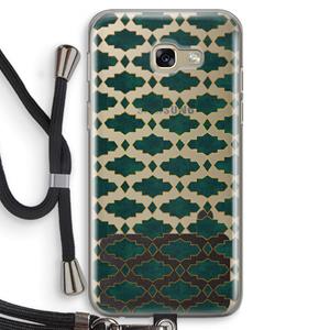 CaseCompany Moroccan tiles: Samsung Galaxy A5 (2017) Transparant Hoesje met koord