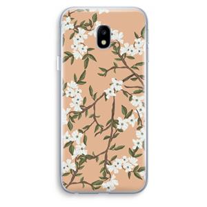 CaseCompany Blossoming spring: Samsung Galaxy J3 (2017) Transparant Hoesje