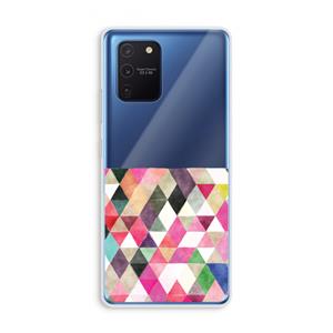 CaseCompany Gekleurde driehoekjes: Samsung Galaxy Note 10 Lite Transparant Hoesje