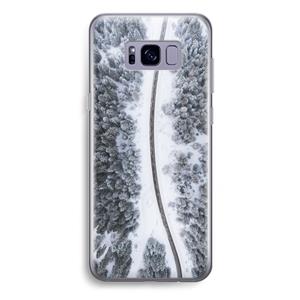 CaseCompany Snøfall: Samsung Galaxy S8 Plus Transparant Hoesje