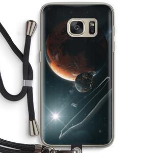 CaseCompany Mars Renaissance: Samsung Galaxy S7 Transparant Hoesje met koord