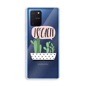 CaseCompany I love cacti: Samsung Galaxy Note 10 Lite Transparant Hoesje