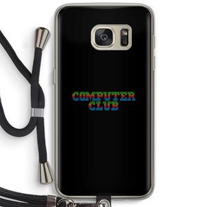CaseCompany Retro: Samsung Galaxy S7 Transparant Hoesje met koord