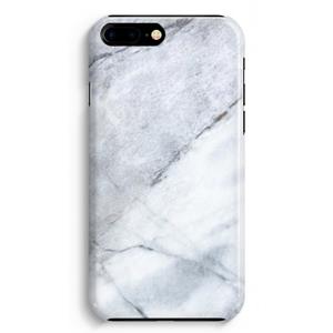 CaseCompany Witte marmer: iPhone 8 Plus Volledig Geprint Hoesje