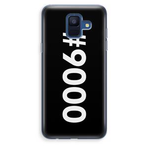 CaseCompany 9000: Samsung Galaxy A6 (2018) Transparant Hoesje