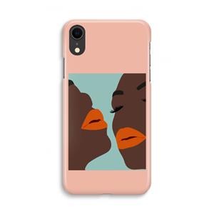 CaseCompany Orange lips: iPhone XR Volledig Geprint Hoesje