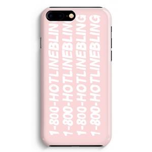 CaseCompany Hotline bling pink: iPhone 8 Plus Volledig Geprint Hoesje
